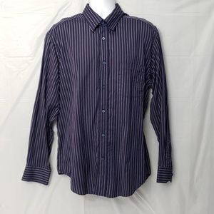 Bugatchi Uomo Mens XL Long Sleeve Button Shirt